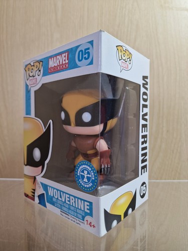 Funko Pop! Vinilo: X-Men Wolverine #05 traje marrón abovedado * variante rara * - Imagen 10 de 12