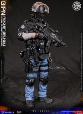 1/6 12インチ G.I.G.N. フランス特殊部隊 ミリタリーフィギュア Damtoys 78076 1/6 Gipn French National Police National Police