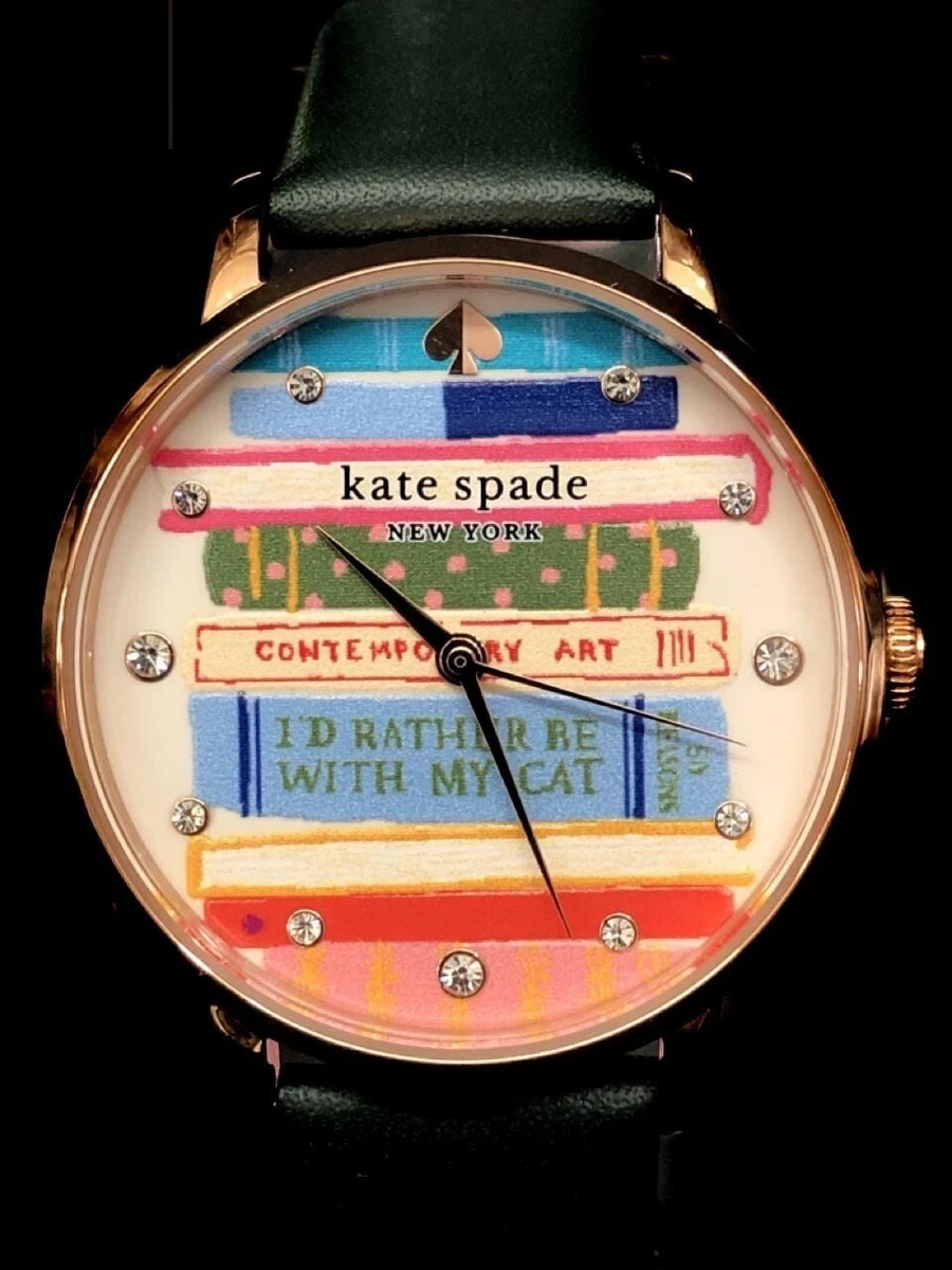 kate spade new york KSW1766 metro watch leather belt USED from JAPAN F/S