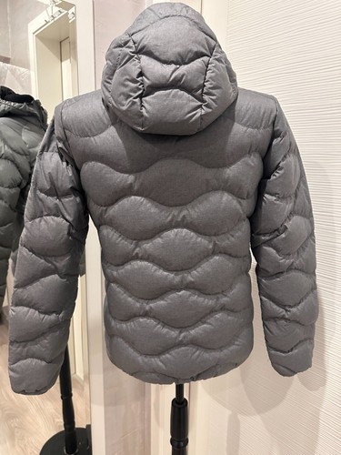 Peak Performance Damen Grau Helium Daunen Kapuze Jacke Mantel Größe M - Bild 5 von 10