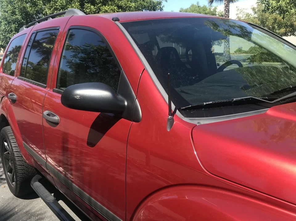 Mástil de antena negro corto de 6 3/4" radio AM/FM para Dodge Durango 1998-2009 Foto 4 de 4