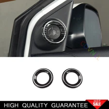 For Honda CRV CR-V 2017-2021 Carbon Fiber A Pillar Speaker Frame Cover Trim 2PCS