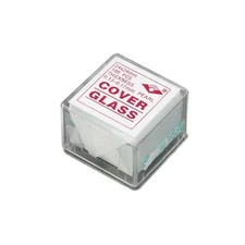 AmScope Microscope Glass Cover Slides Coverslips 100 Pieces Cleaned 24mm x 24mm