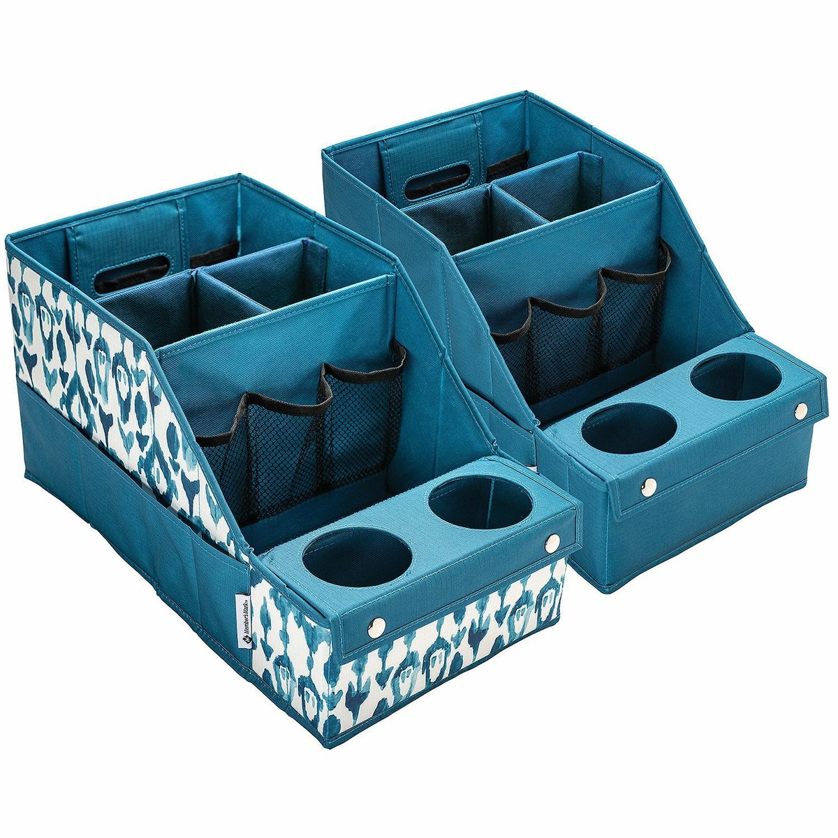Pk Car Auto Seat Storage Box Caddy Organizer Cup Holder Set (Choose  Color)