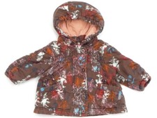 CAKEWALK Mädchen Kapuzen-Jacke Winterjacke Übergang wattiert- Gr. 62 Blumen