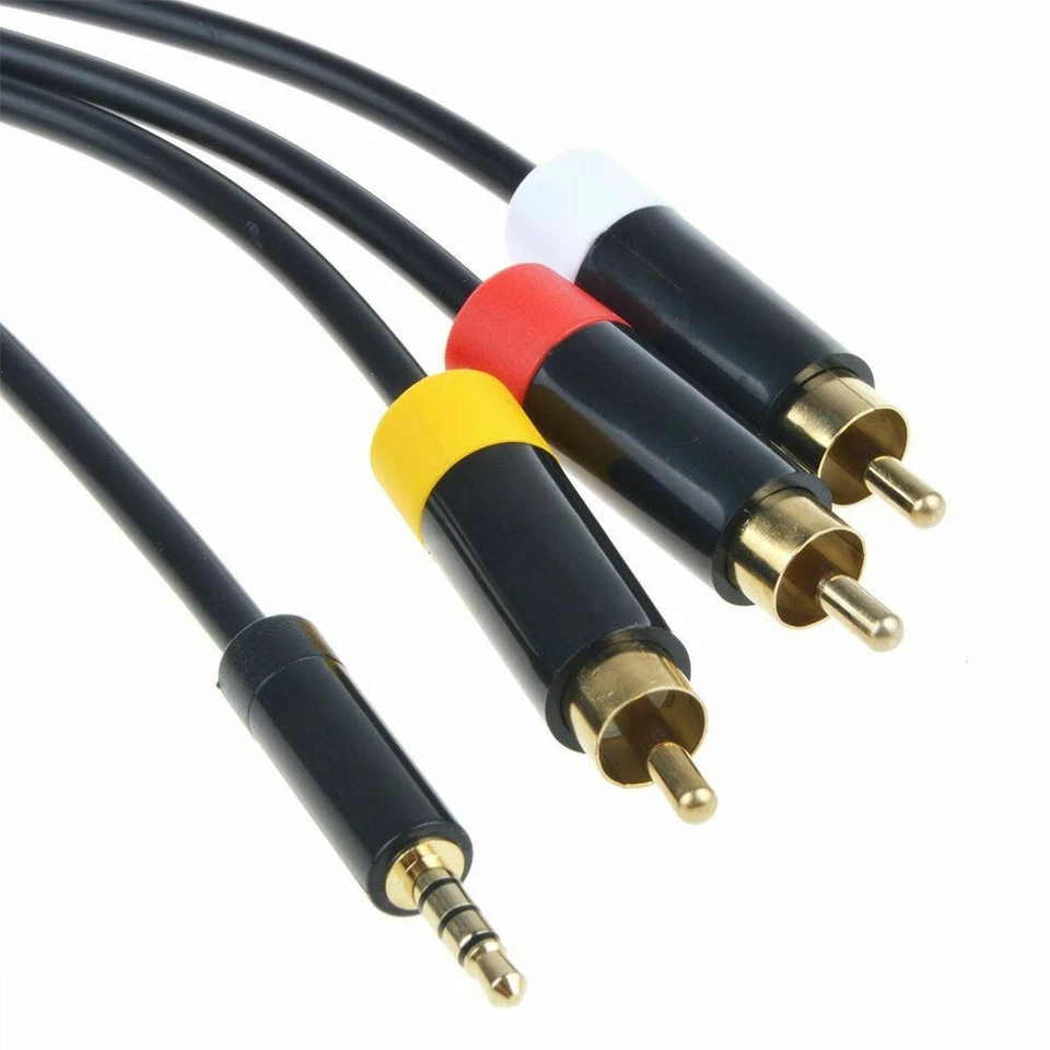 innov8® 3.5mm Male to 3 RCA Audio Video Optical Digital AV Cable For Xbox 360 - Image 2 of 4
