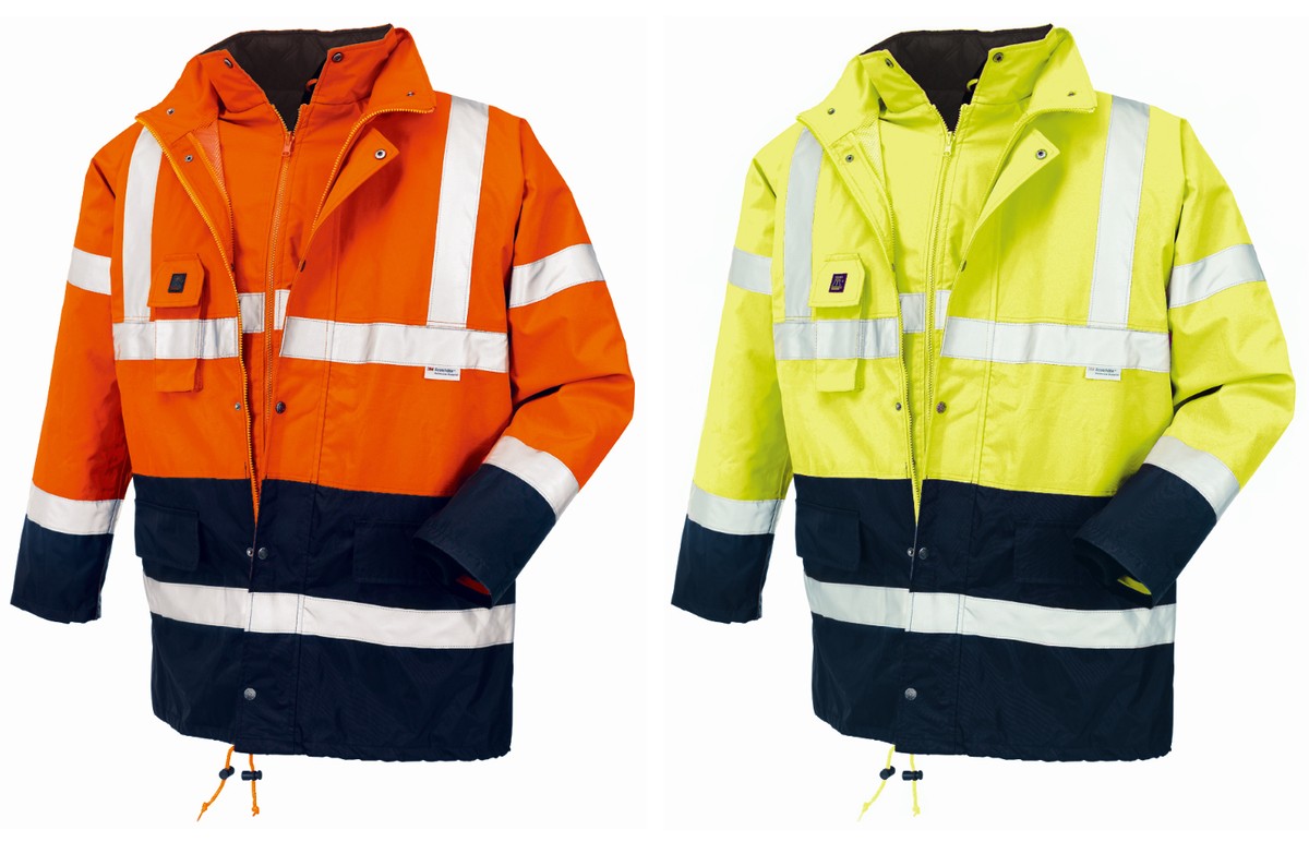 Texxor Warnschutz Parka CALGARY Herren Jacke Warnjacke Workwear