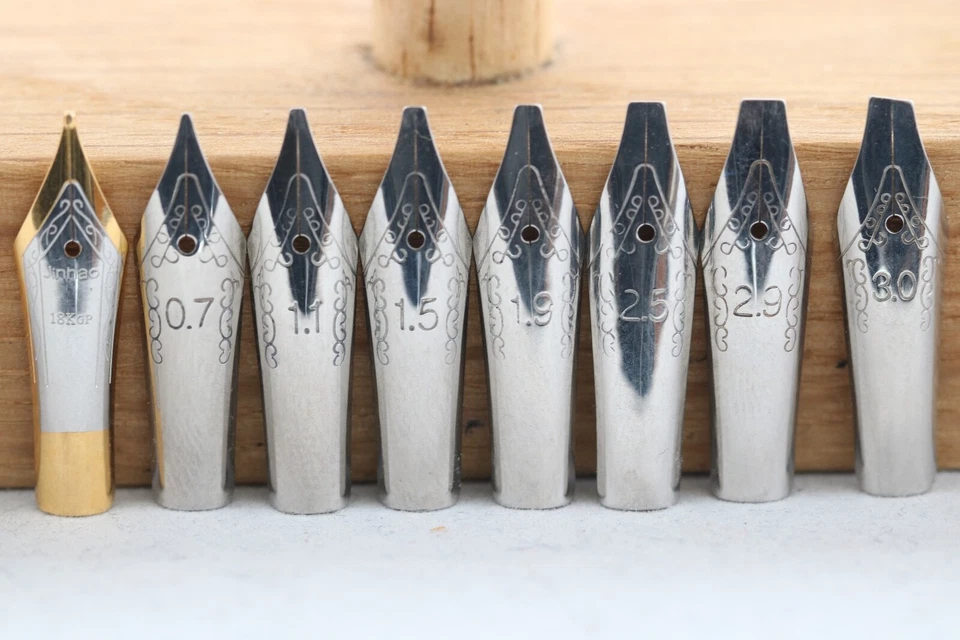 Jinhao No. 5 Fountain Pen Nibs, 8 Grades, UK Seller