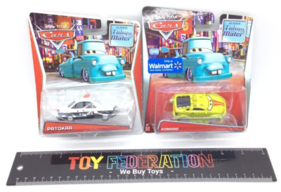 Disney CARS 'TOKYO' MATER' (Lot of 2): PATOKAA & KOMODO - 2013-14