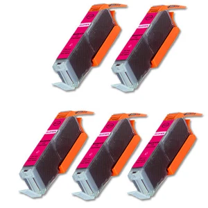 5 MAGENTA Ink Cartridge with Chip fits Canon CLI-251 MG5422 MG6620 MX922
