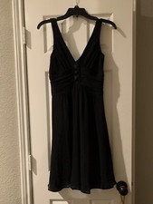 Express Black Sleeveless Cocktail Party Special Occasion Dress Sz 2 Sheer lined