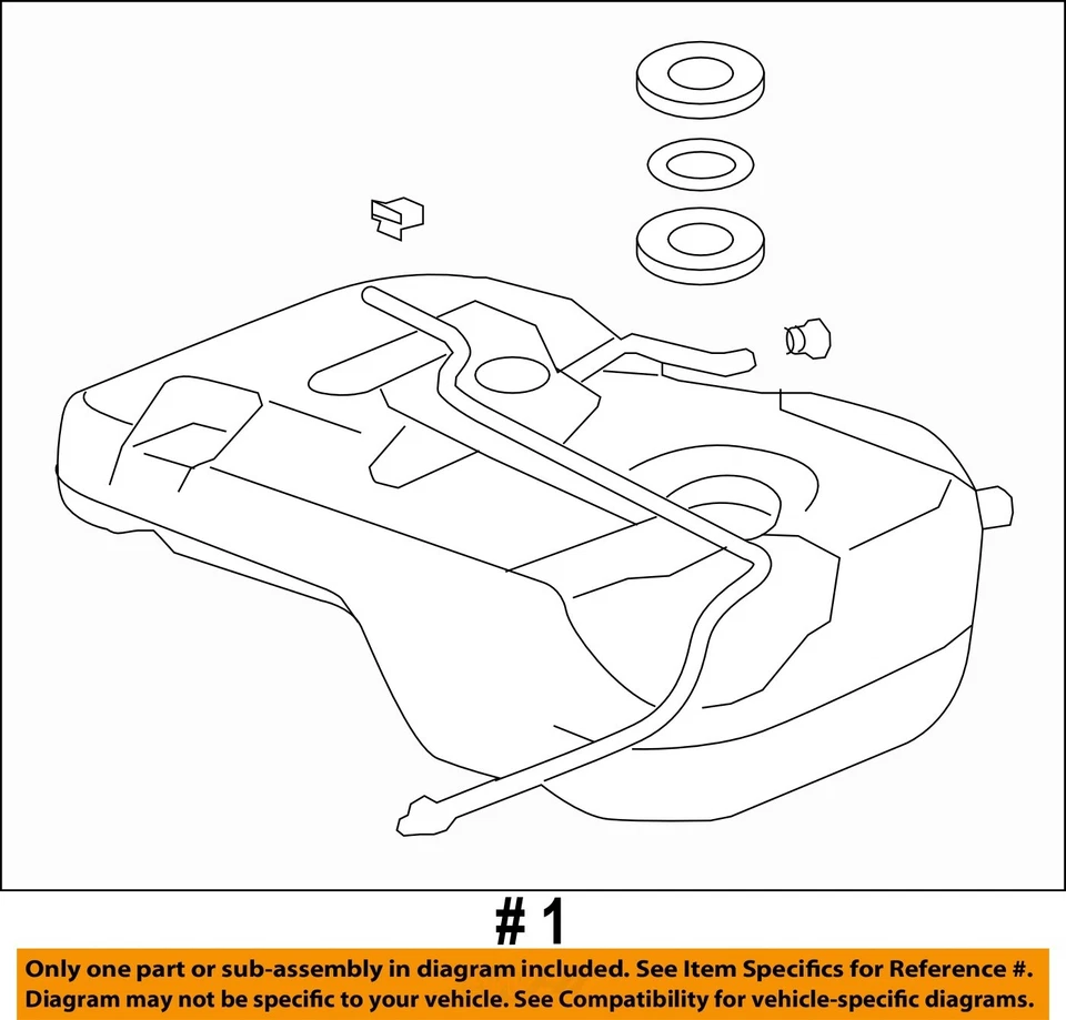 Used Fuel Tank fits: 2009 Acura Mdx 3.7L 6 cylinder Grade A Foto 4 de 4