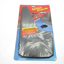 Powerflow Minivans 4x4 Pickup Front or Rear Splash Guards Mud Flaps Blank Black