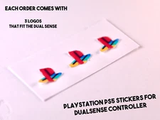 PlayStation 5 PS5 Pad Controller PS Power Button Vinyl Overlay Sticker Set Of 3