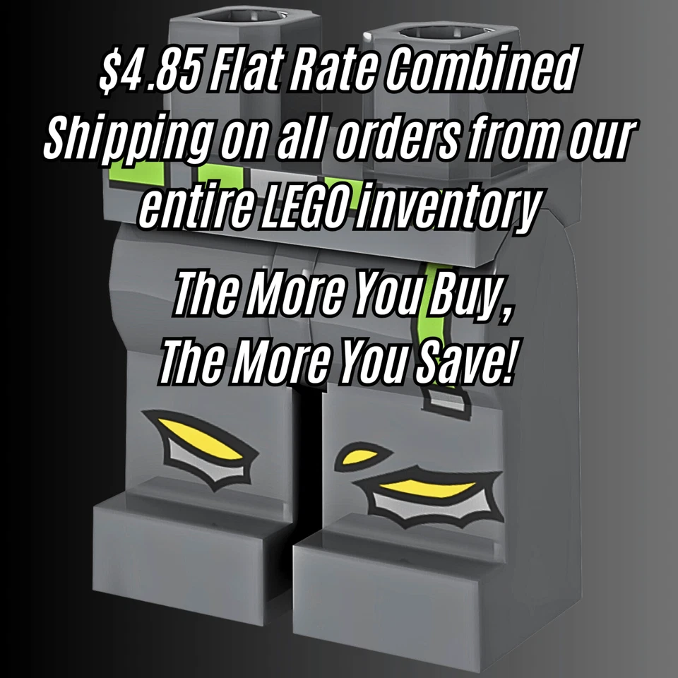 LEGO Minifig Printed/Decorated Legs "NEW" - All Styles & Colors Available - Image 3 of 3