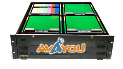 Evertz 7800FR w/ 3x 7767VIP4-HSN 4 Input HD/SD/Analog/DVI HD Multiviewer