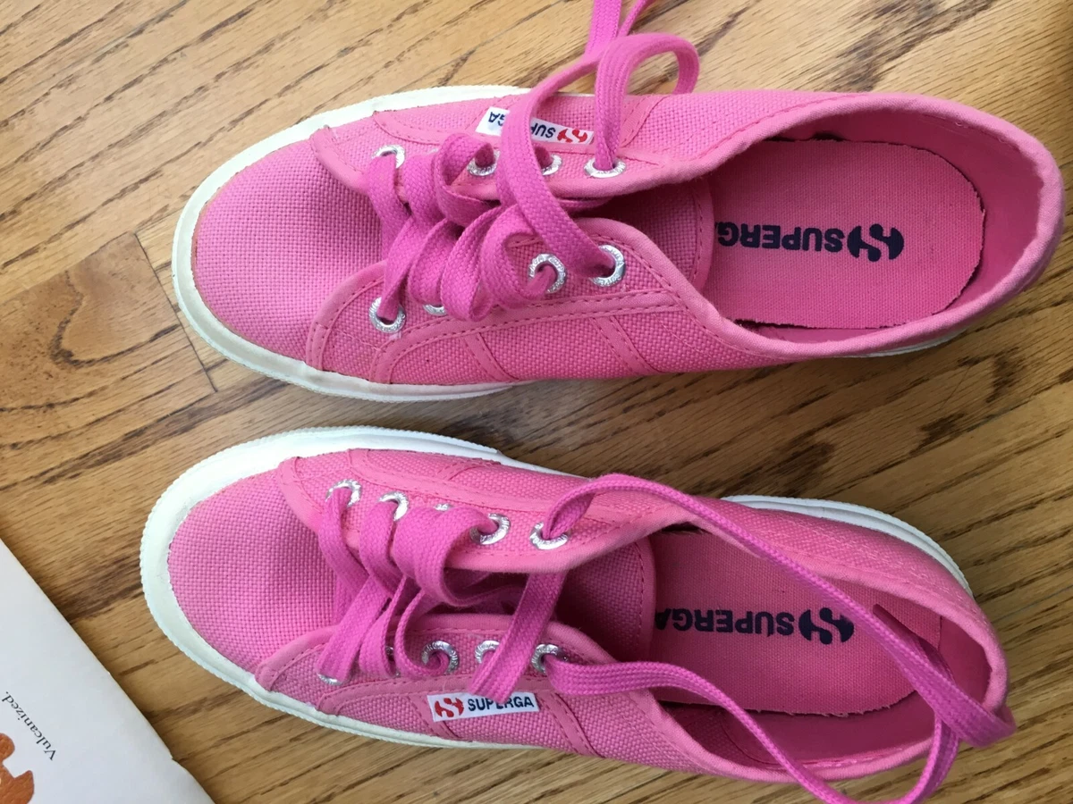 Superga shoes pink top