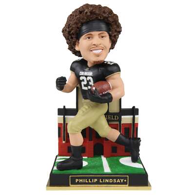 Phillip Lindsay Colorado Buffaloes College Gate Series Bobblehead Denver Broncos