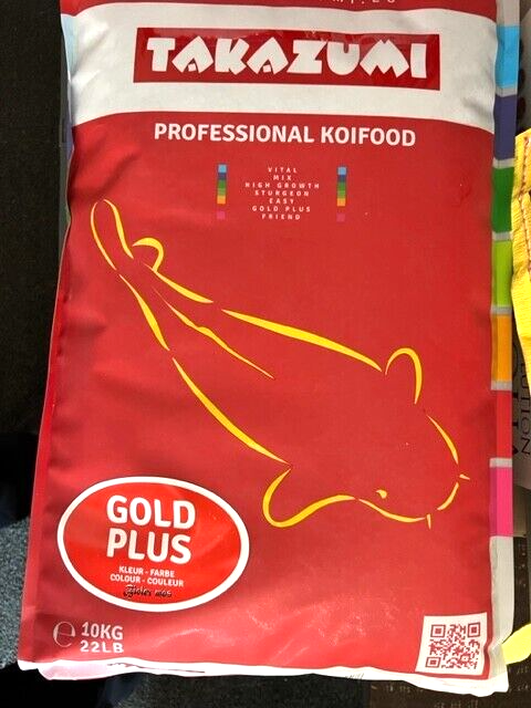 Takazumi Gold Plus 10kg Koi Food Well-balanced Professional Koi Pond Winter food