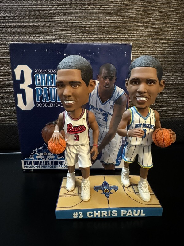 Chris Paul Dual Bobblehead Stadium Giveaway New Orleans Hornets NIB NBA SGA