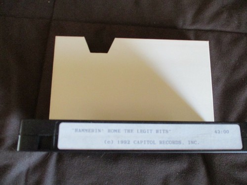 1992 MC Hammer VHS Screener Promotional Video Store Promo Tape Hammerin' Home - Picture 4 of 5