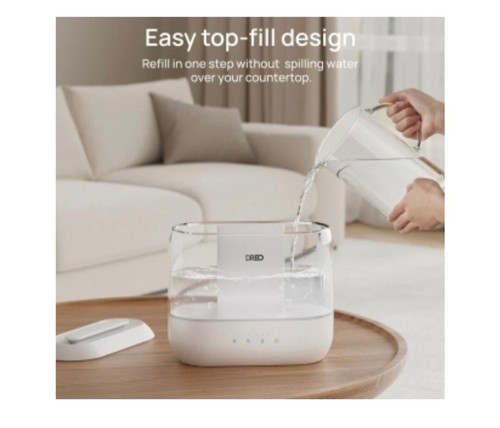 Dreo Humidifier for Bedroom, 4L Cool Mist Humidifiers for Home and Large Room, - Picture 3 of 8