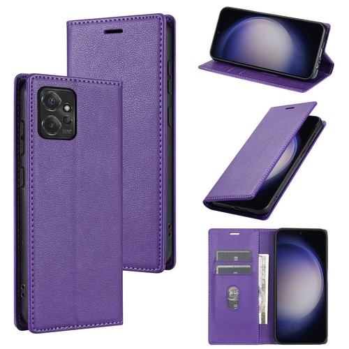 Für Motorola Moto G 5G (2023) Leder Wallet Flip Stand Case + Displayschutz - Bild 21 von 22