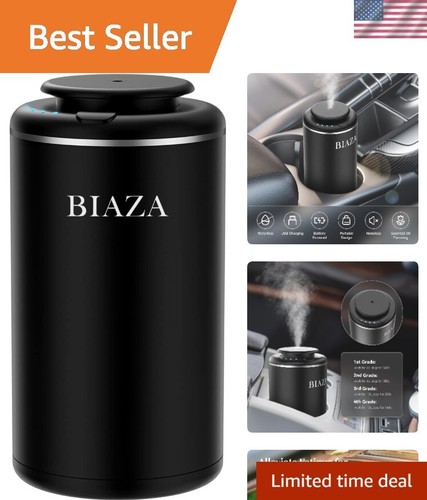 Car Diffuser, Waterless Diffuser for Essential Oils with 4 Mist Levels, Porta... - Bild 1 von 10