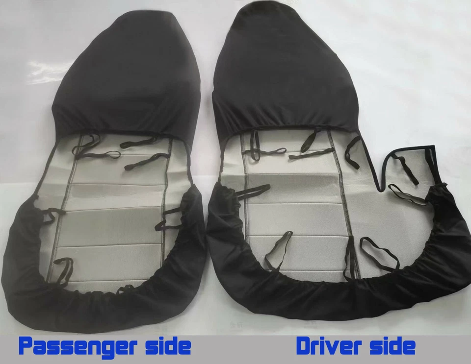 Fits 1991-2012 Ford ranger/truck car seat covers 60-40 blk-red w/mountain design - Image 2 of 4