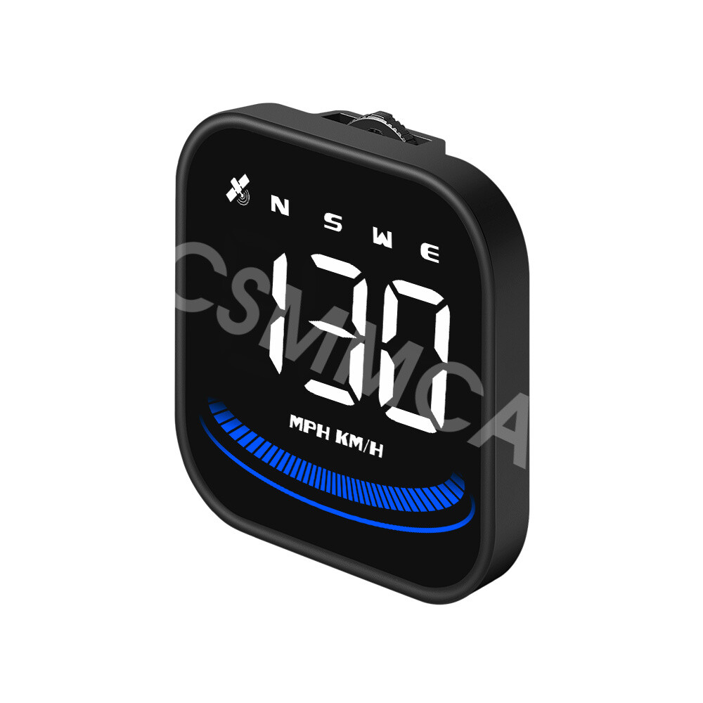 Smart Car Digital GPS Speedometer HUD Head Up Display MPH KMH Speed With Compass