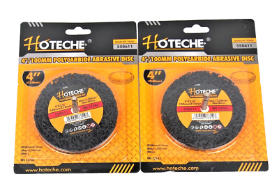 #ad #ad 2PC 4quot; Shaft Mounted Polycarbide Abrasive Strip Wheel Paint Rust Flaking Removal $17.99