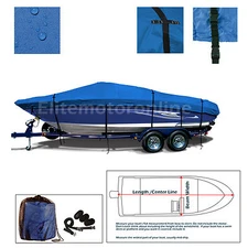 Stingray 195 LR / LS / LX Bowrider Deluxe Trailerable Storage Boat Cover Blue