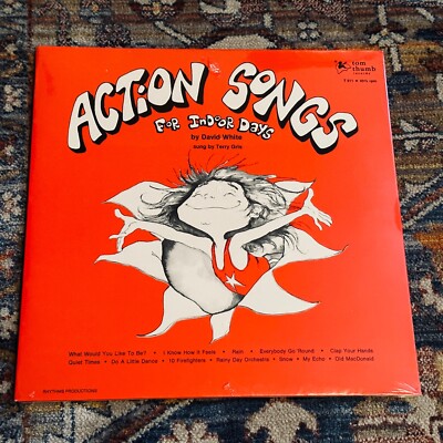Action Songs For Indoor Days by David White sung by Terry Gris LP Tom Thumb T311