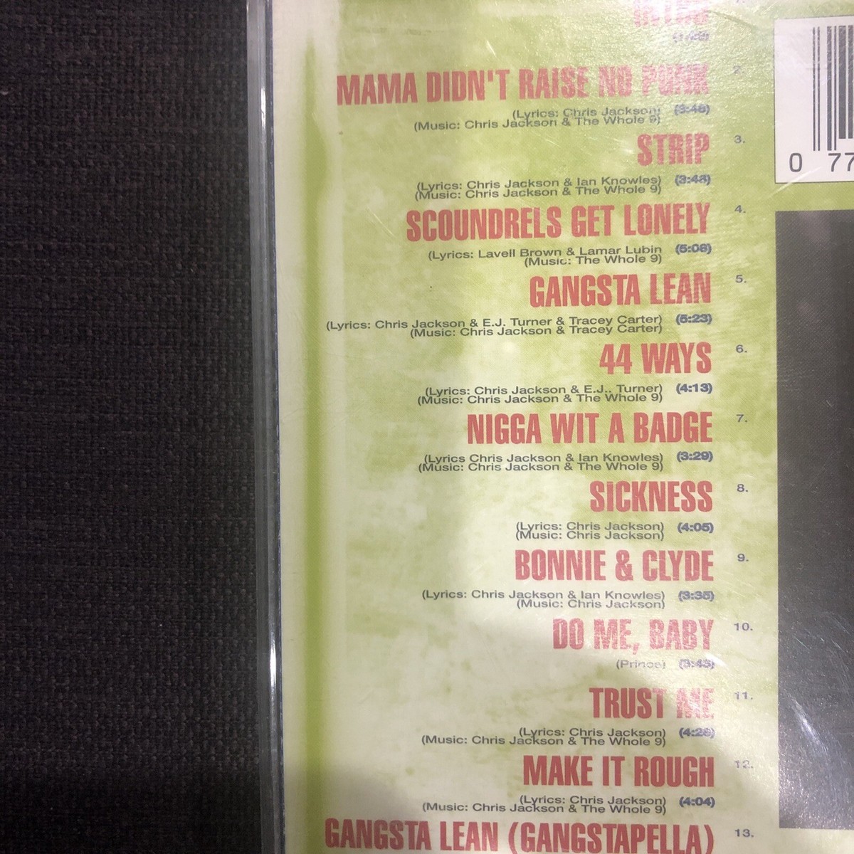 DRS - Gangsta Lean (Music CD, 1993) Parental Advisory Explicit | eBay
