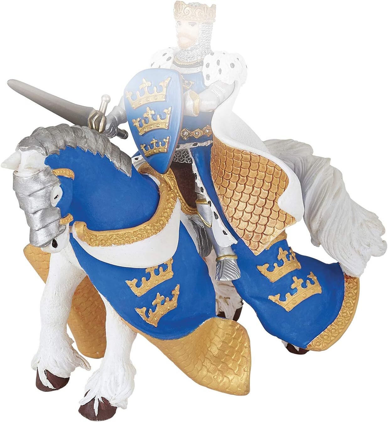 Статуэтка PAPO MEDIEVAL-FANTASY 39952 Синий конь Короля Артура разноцветный 4990₽