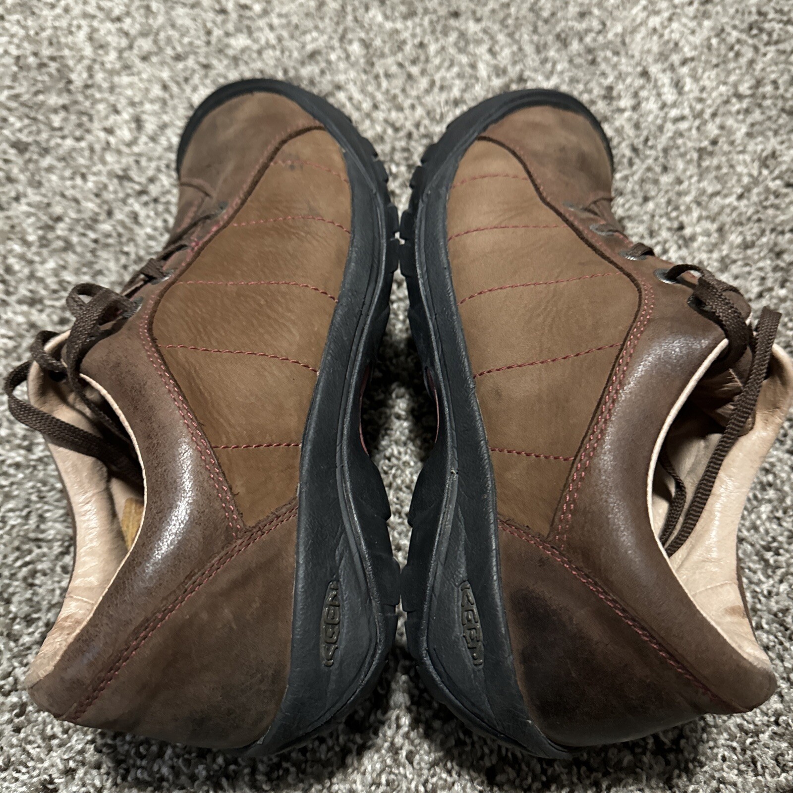 Scarpe stringate da trekking KEEN Presidio outdoor in pelle da donna taglia 10