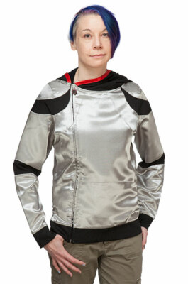 STAR WARS CAPTAIN PHASMA TRACK JACKET SIZE XS NWT licensed ladies girls