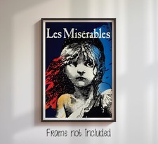 LES MISERABLES Fantastic New Tour Theatre Poster - High Quality Wall Poster