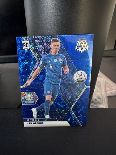 2021 Panini Mosaic UEFA Euro 2020 Blue Breakaway Prizm /99 Jan Gregus RC #91
