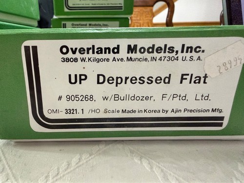 Overland Models UP deprimido plano con excavadora #905268 OMI-3321.1 | Zustand: Used