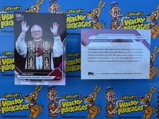 2025 TOPPS NOW FIRST 1st AMERICAN POPE ~ POPE LEO XIV FROM CHICAGO 05-08-25 WOW!