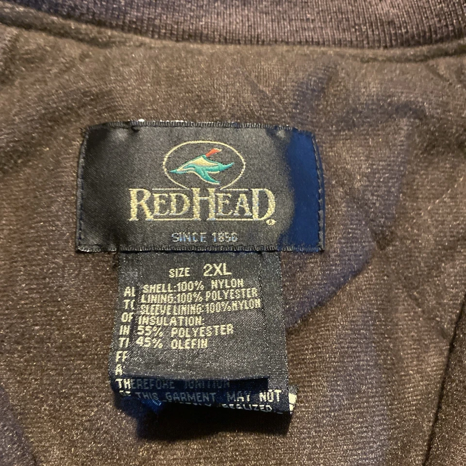 Chaqueta Camuflada Bass Pro Shop Para Hombres 2XLT Caza Aislada Cremallera Roble Mossy Cabeza Roja Foto 4 de 4