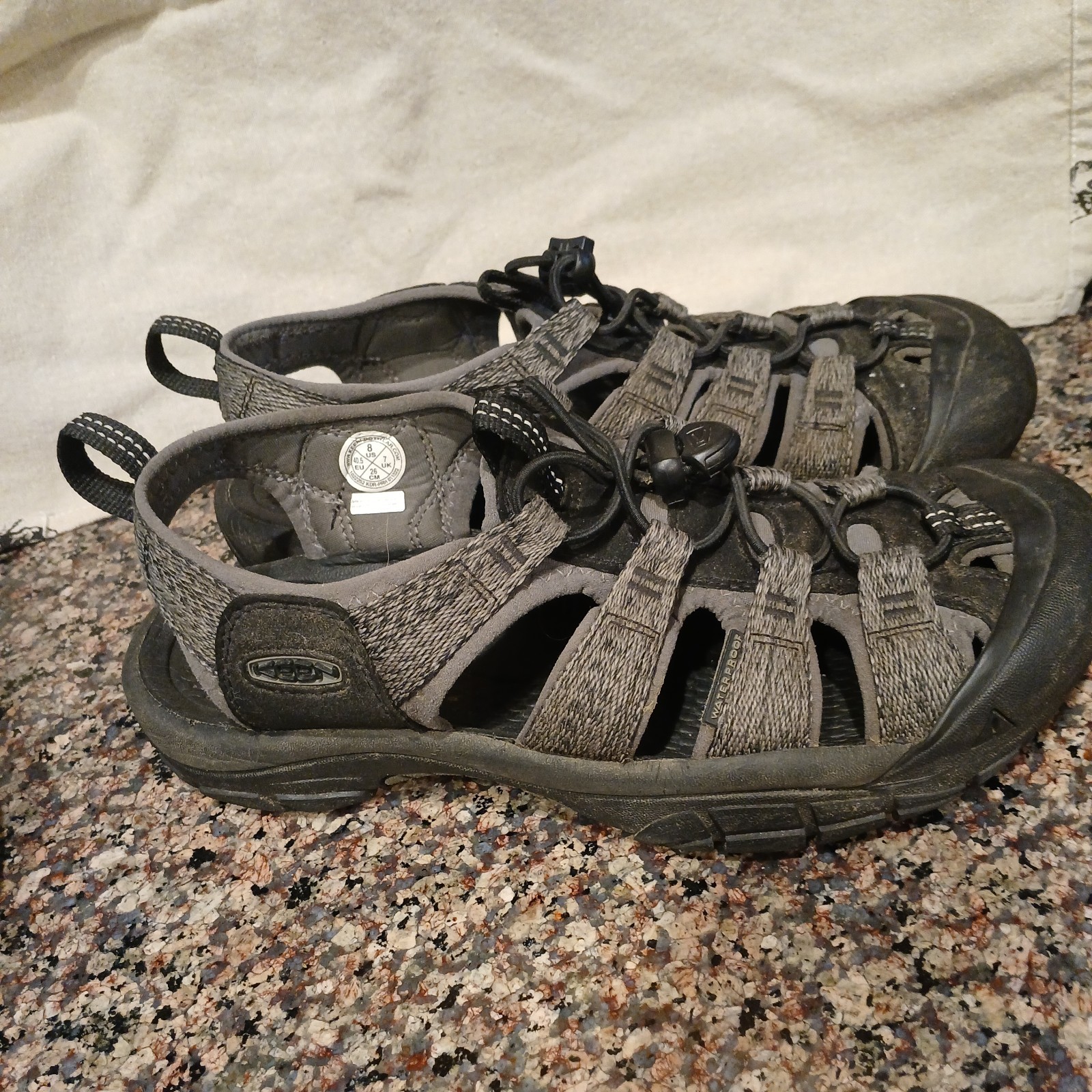 Sandali Keen Newport da uomo per passeggiate escursionismo sport acquatici taglia 8 grigi