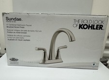 Kohler Sundae Bathroom Sink Faucet Vibrant Brushed Nickel K-R28796-4D-BN 