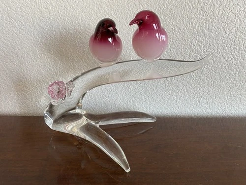 Murano Authentic Art Glass Birds