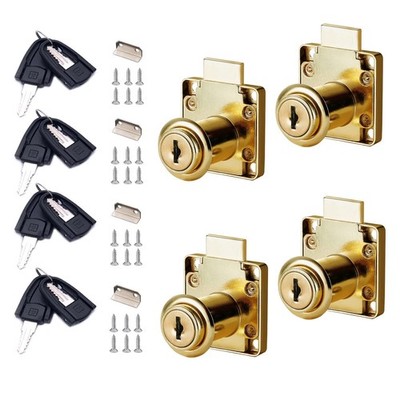Cabinet Drawer Locks with Keys- XIEHE 138 Zinc Alloy Replacement Door Locker ...