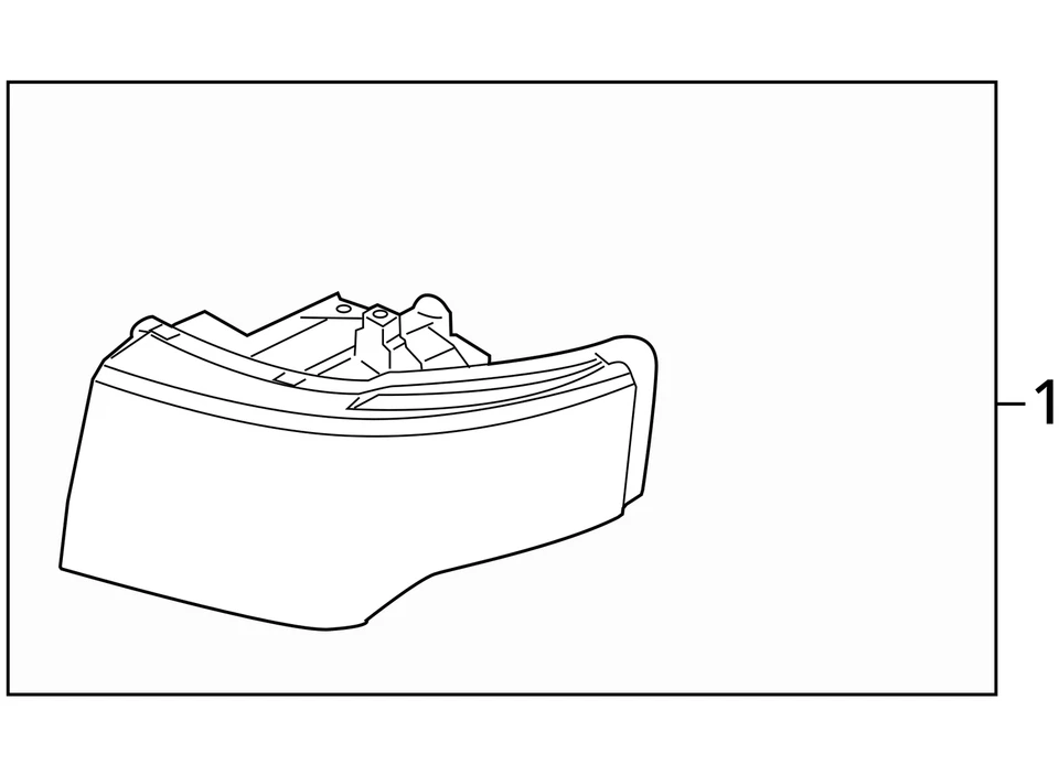 Ford Flex 2009-2012 pasajero derecho OEM faro luz lámpara VXDTW Foto 3 de 3