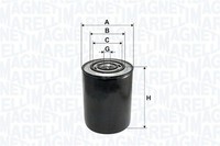 ÖLfilter Magneti Marelli 153071760101 Anschraubfilter FüR Fiat Ducato Arena Opel