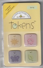 Spring Tokens Embellishments by Doodlebug
