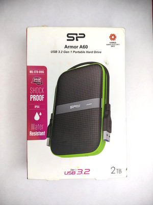 Silicon Power Armor A60 2TB Rugged Portable External Hard Drive NEW SEALED BOX